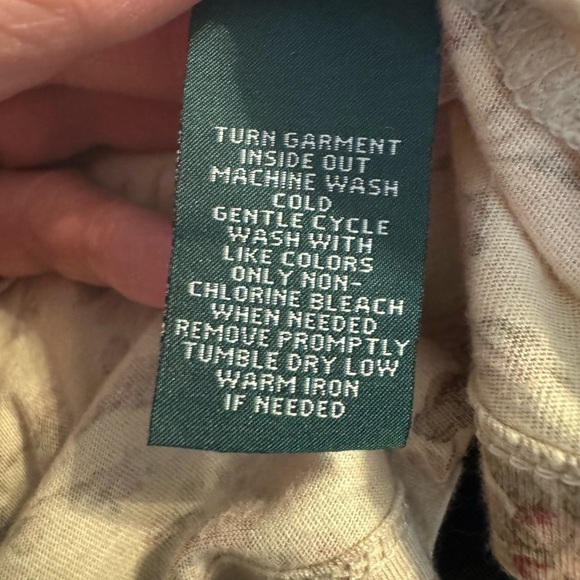 Ralph Lauren floral romantic long sleeve top size XL - Picture 8 of 9